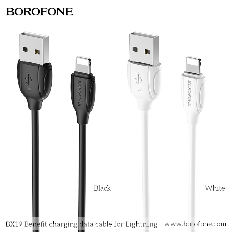 BOROFONE BX19 Benefit USB-A to Lightning cable NZ 7